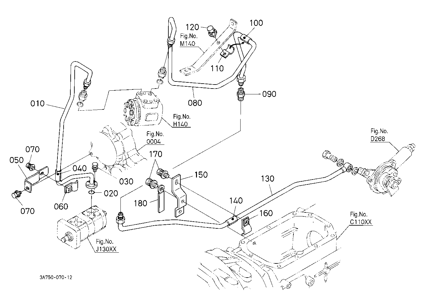 Hydraulic Oil Line (Steering/Pto) [A]
