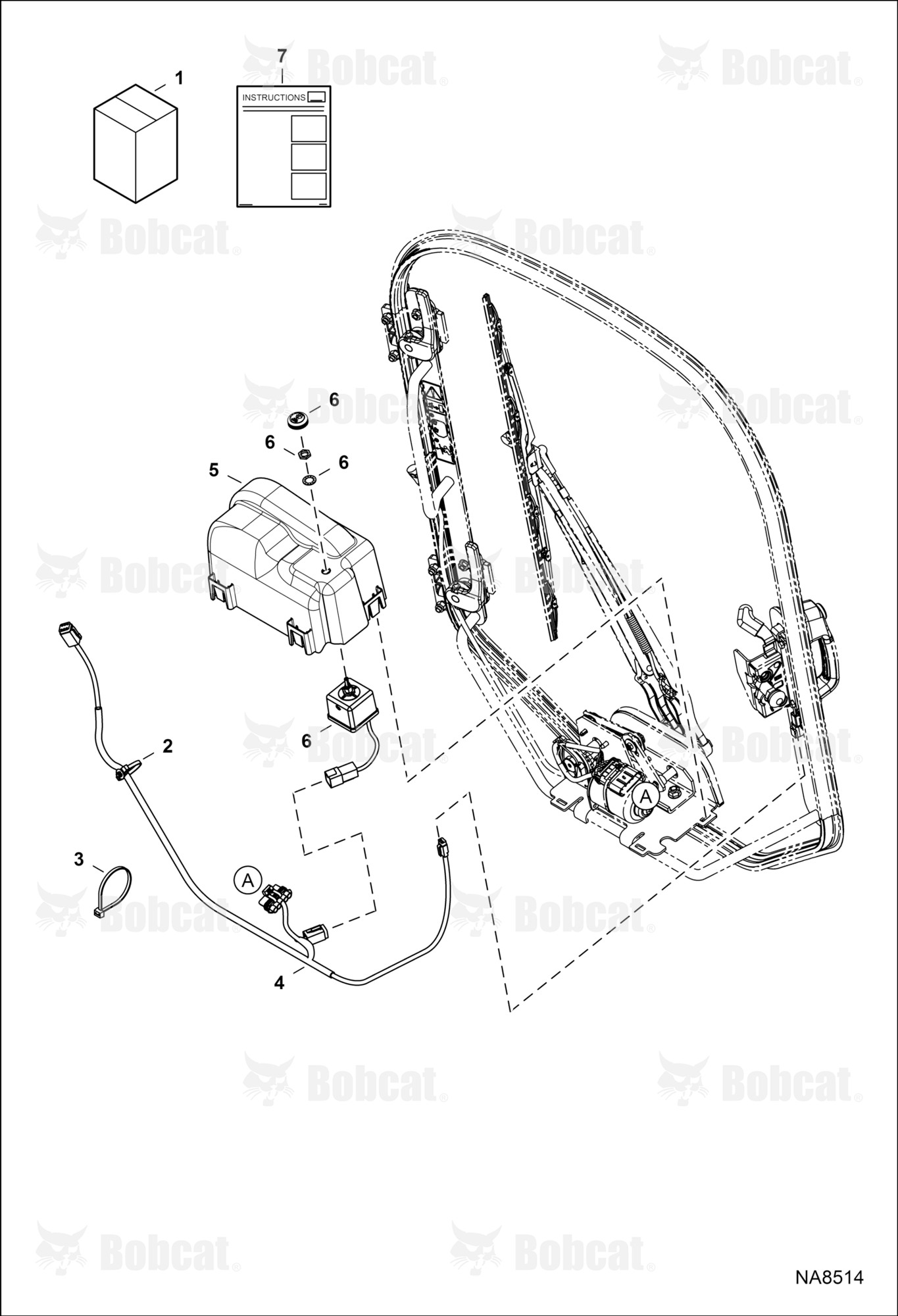 Intermittent Wiper Kit (Cab Door)