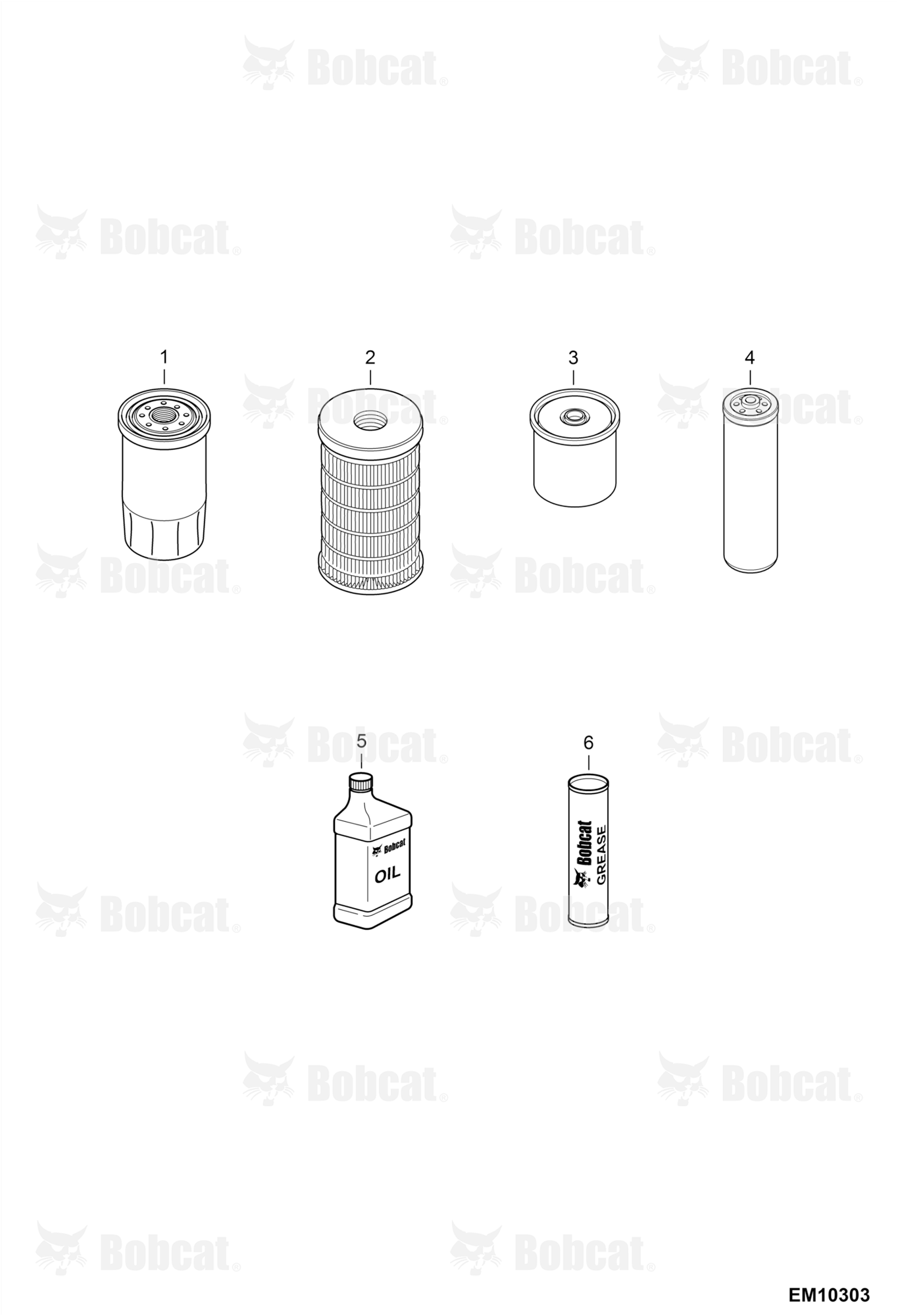 Scheduled Maintenance Items (First 50 Hours)