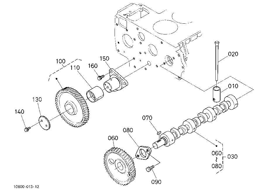 Camshaft And Idle Gear Shaft