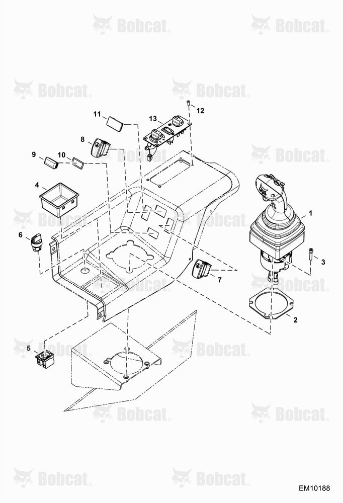 Operator Controls (Joystick & RH Console) B3KS11001 - B3KS13999
