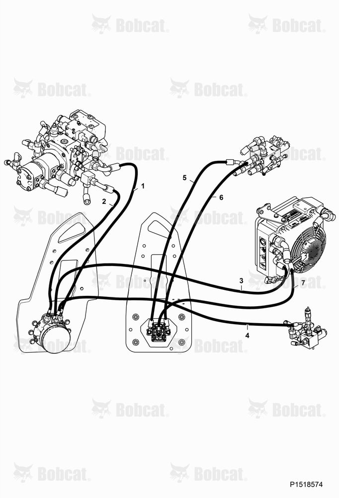 Hose Set - Drum Rear