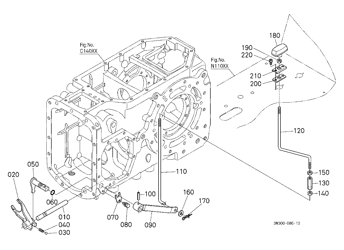 Front Wheel Drive Lever