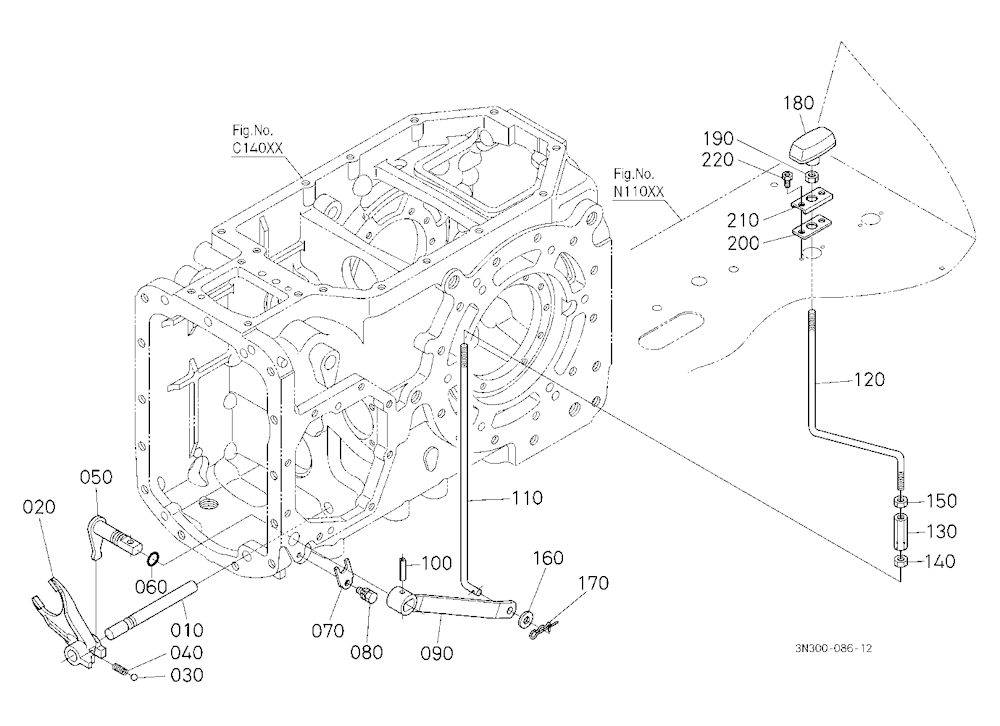 Front Wheel Drive Lever