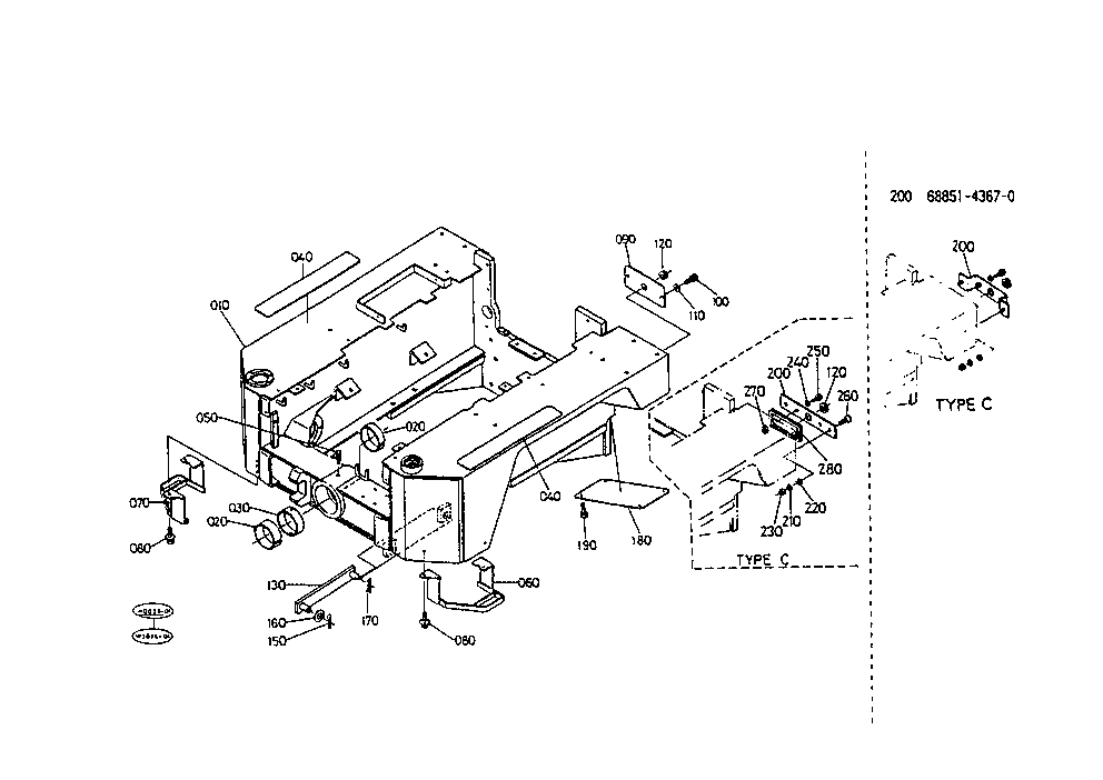 Rear Frame [Kcl Kta Ke Ktc]