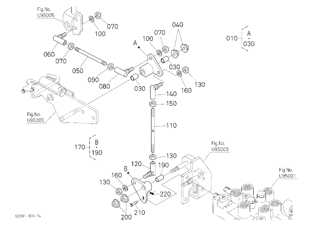 Front Control Valve Kit (Rod) 2 [Option]