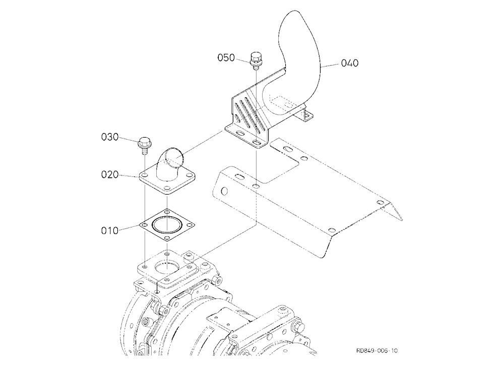 Diesel Particulate Filter Muffler Pipe