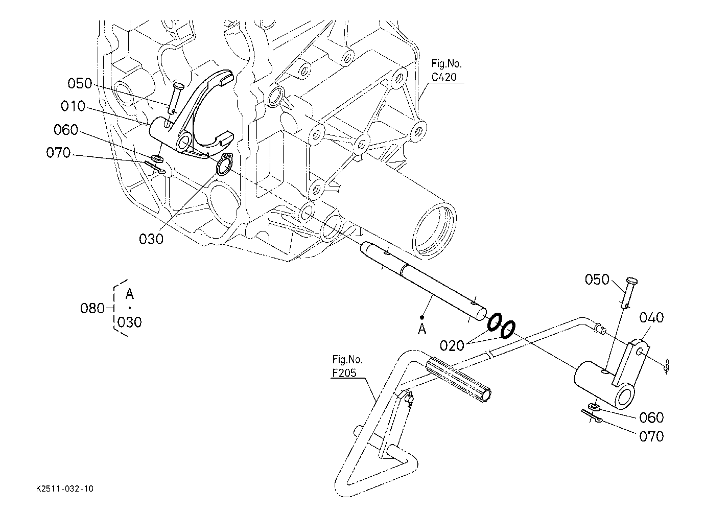 Differential Lock Shift Fork