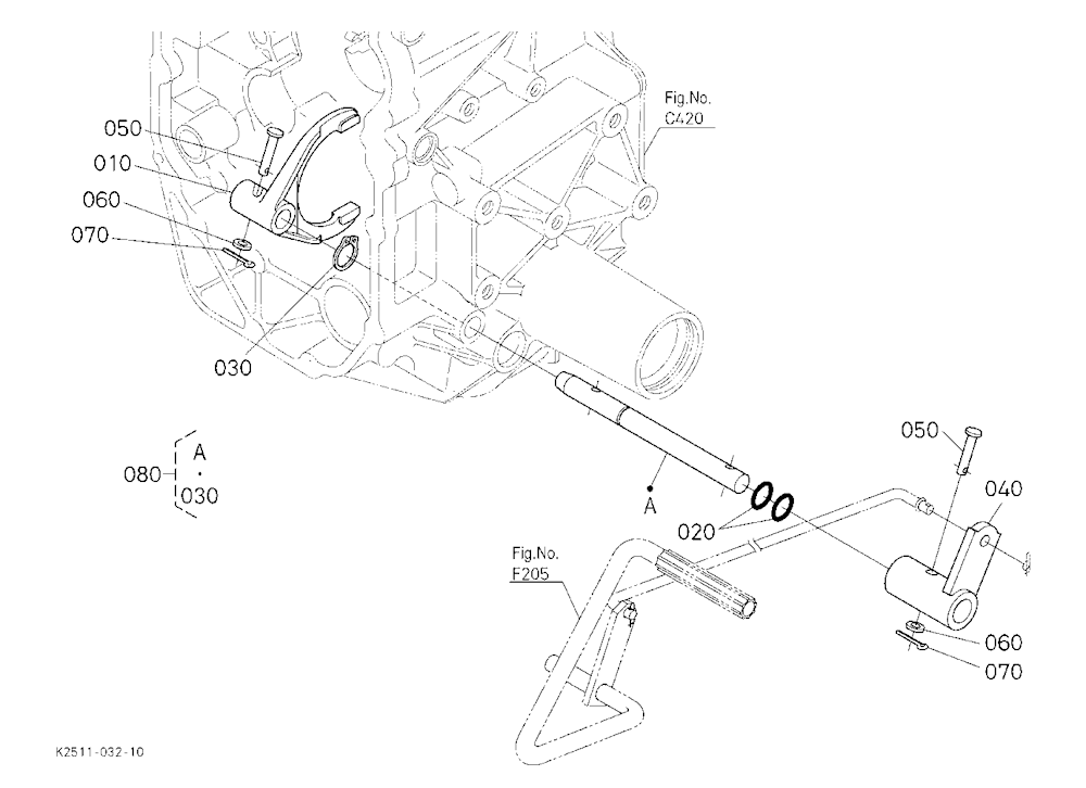 Differential Lock Shift Fork