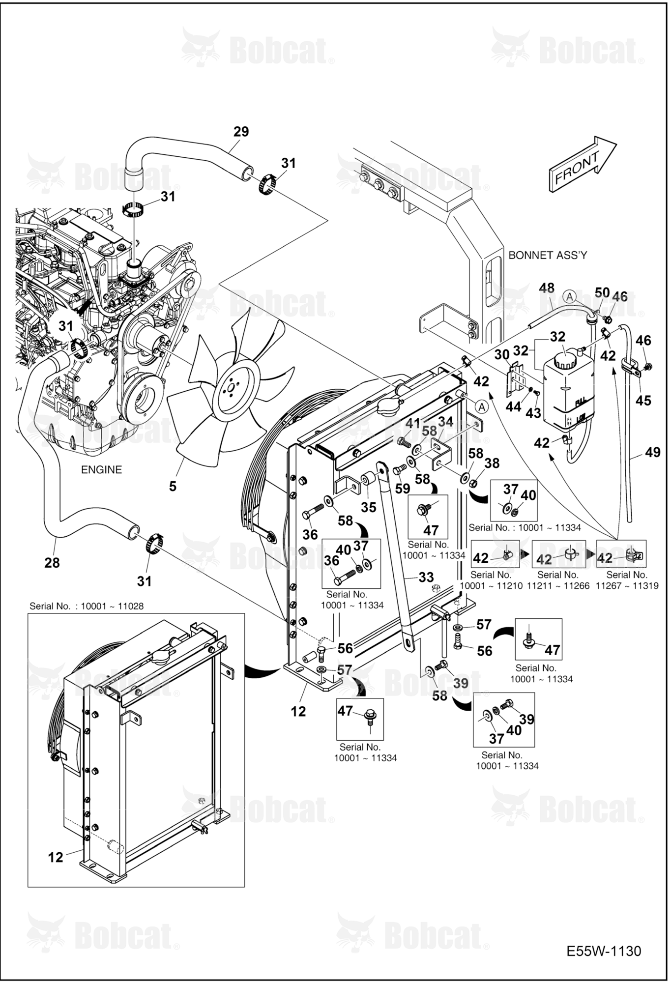 Engine & Attaching Parts (Radiator Mounting)