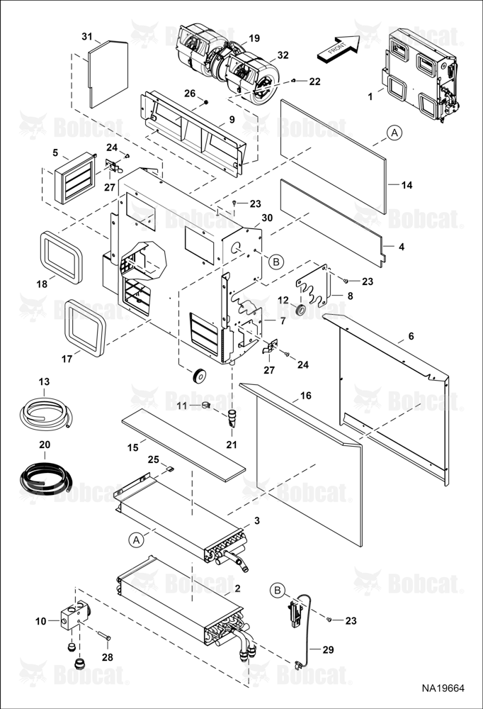 Heater & A/C (HVAC Assembly)