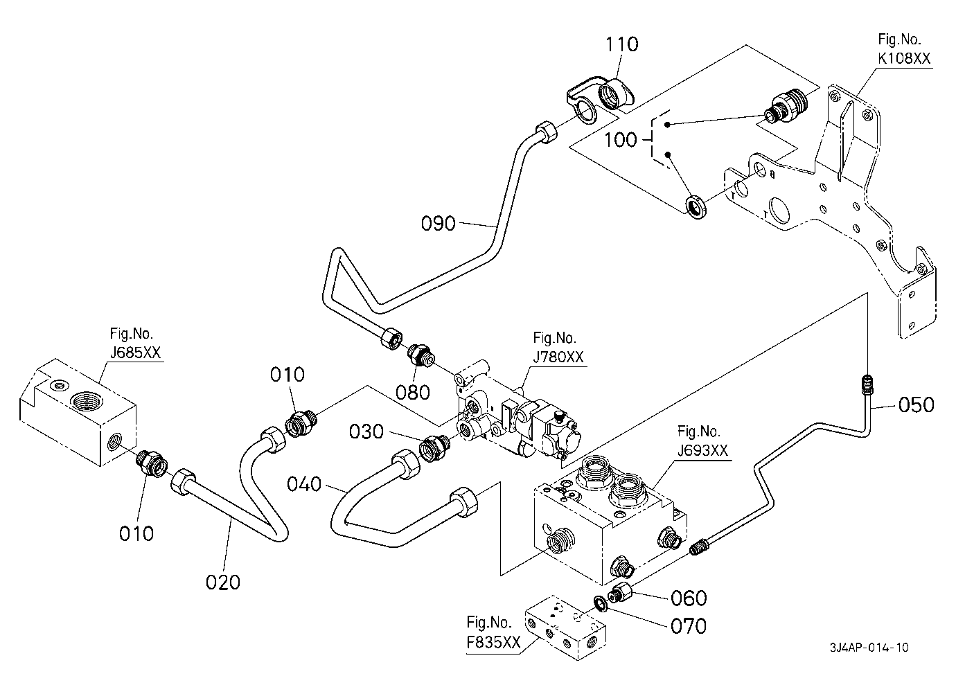 Trailer Brake Valve Pipe/Coupler [With Hydraulic T