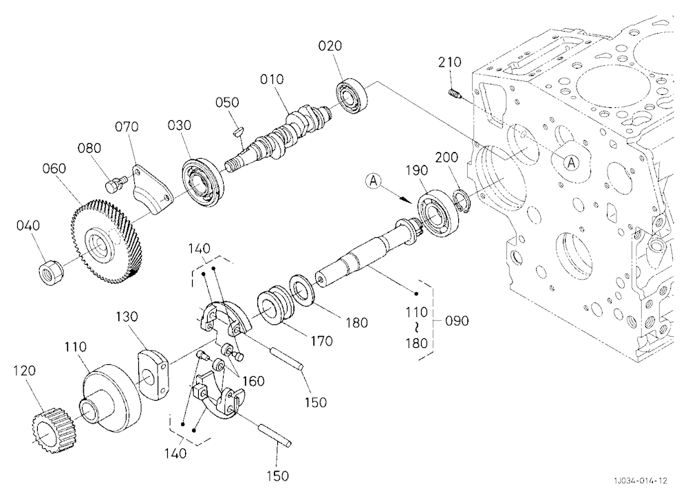 Fuel Camshaft And Governor Shaft