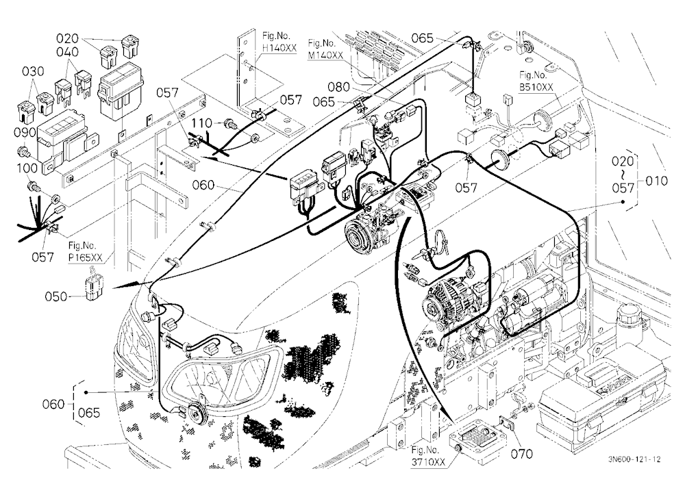 Electrical Wiring (Engine/Hood(Bonnet))