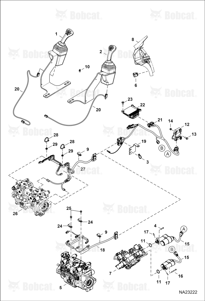 Controls Electrical (Joystick Controls) (1 Connection ACS Controller)