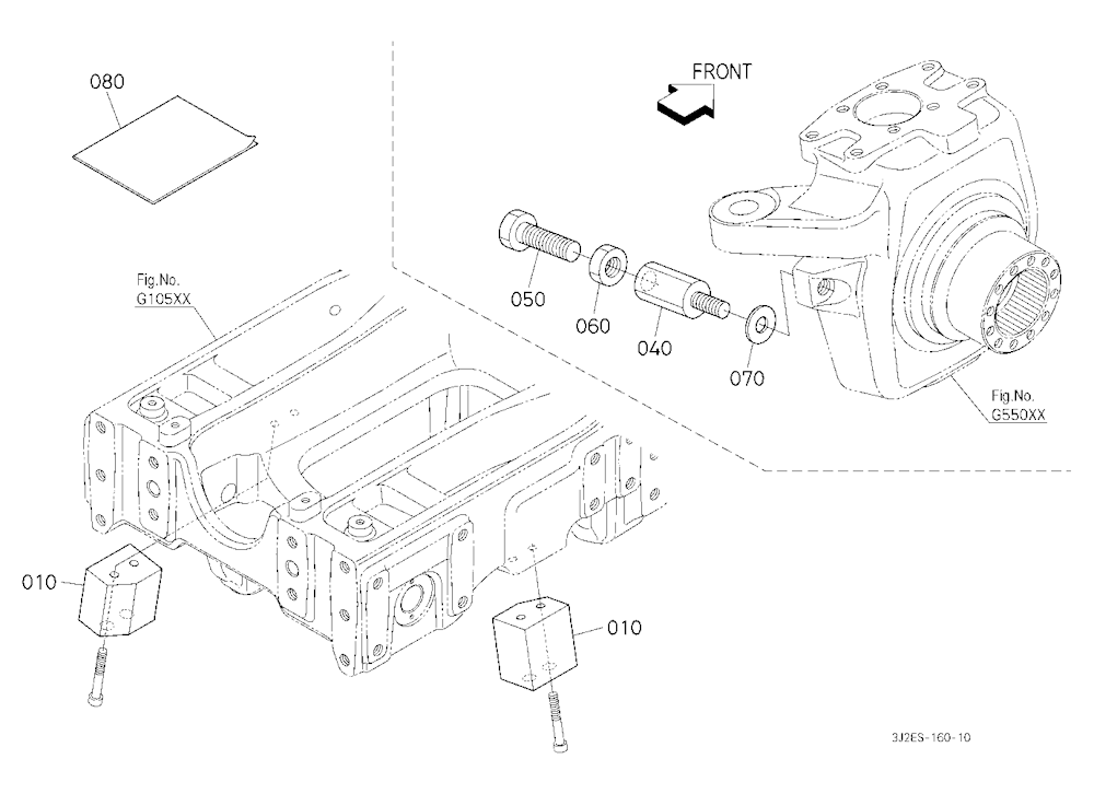 Rocking Stopper Kit [W/O Front Suspension] (W/G No