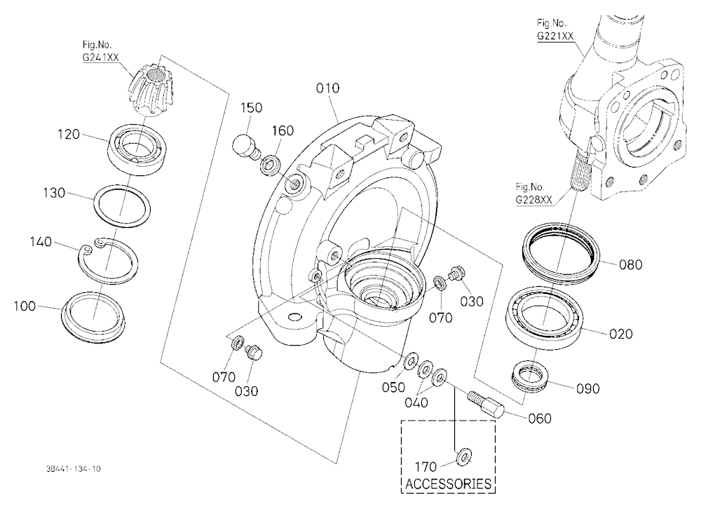 Front Axle Case Rh