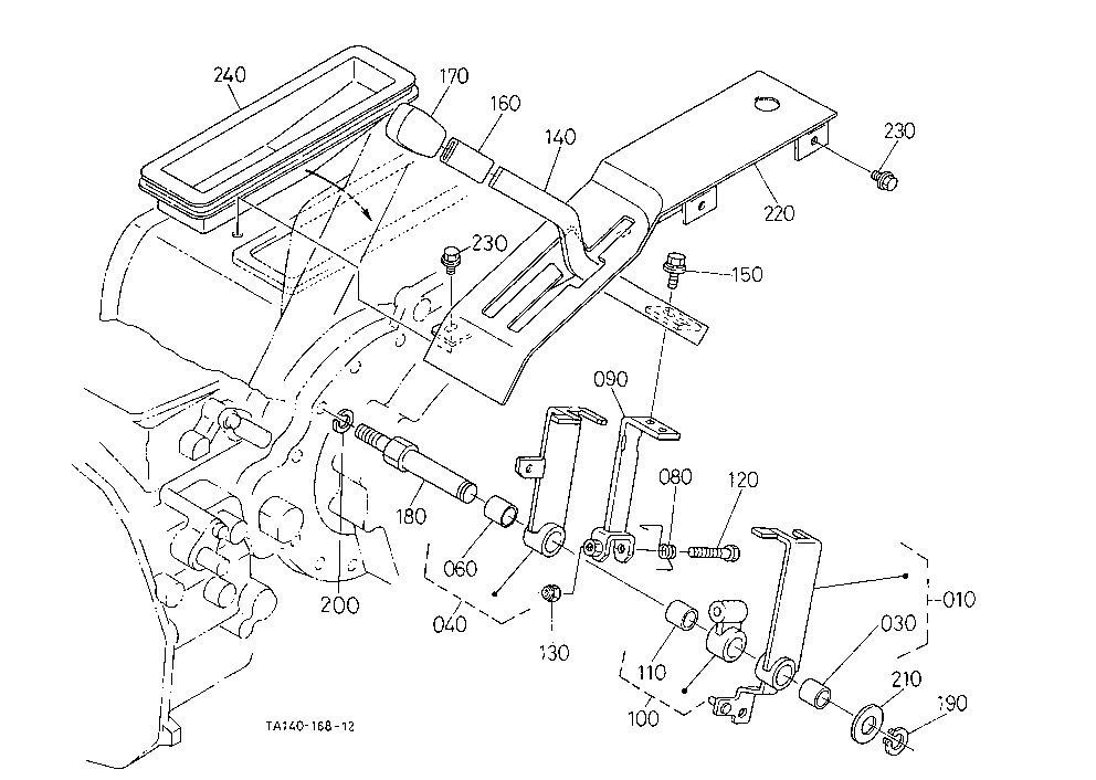 Range Gear Shift Lever [Hst Type] [Cab Type]