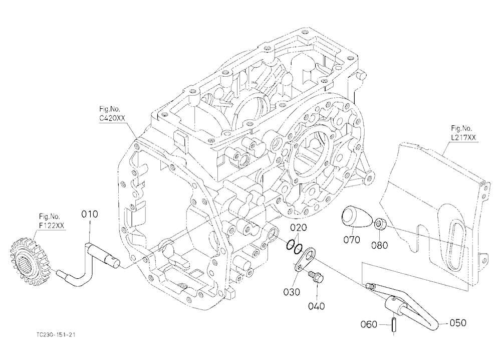 Front Wheel Drive Lever