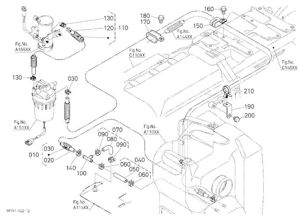 Fuel Pipe (Fuel Pump/Separator) [New]