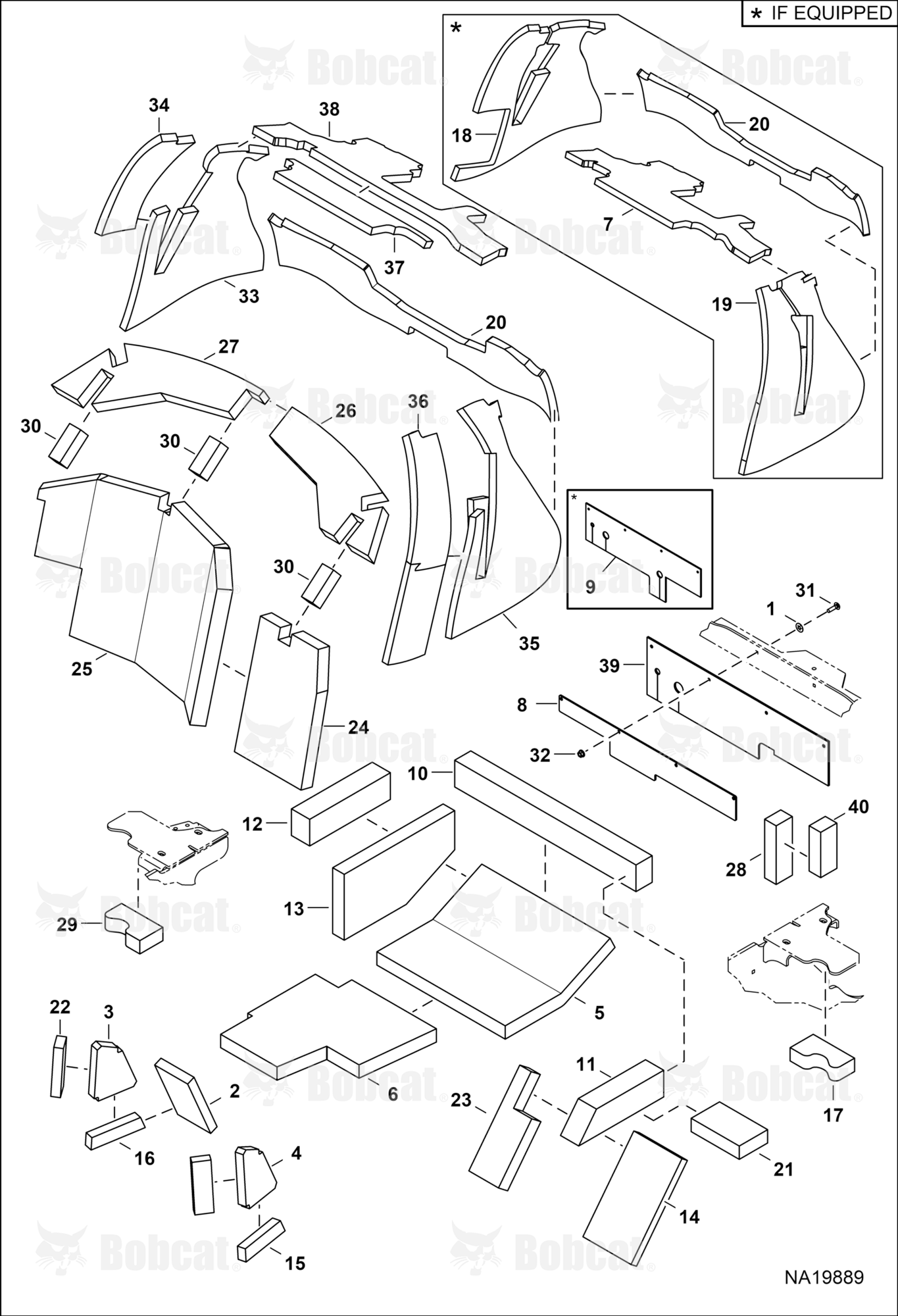 Operator CAB (Insulation) (Hood) (Cab) (Floor)