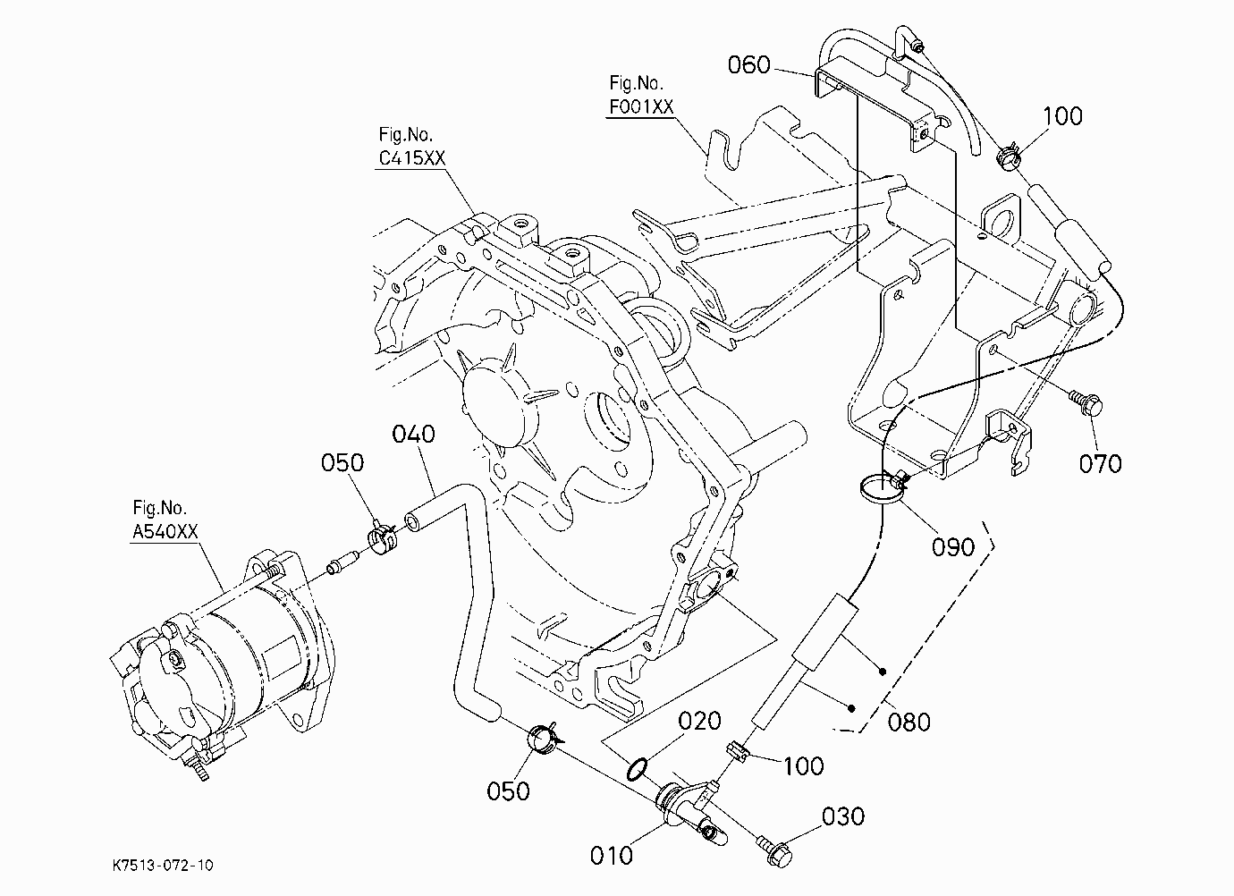STARTER BREATHER/FLYWHEELCASE BREATHER