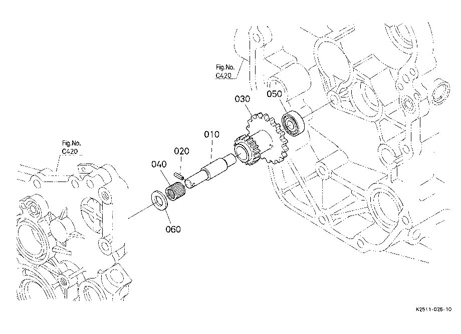 Fwd Idle Shaft