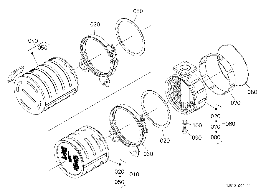 Diesel Particulate Filter Muffler