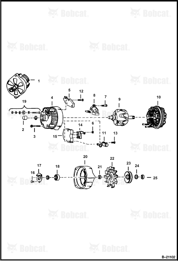Alternator (Delco 1100092 - Closed)