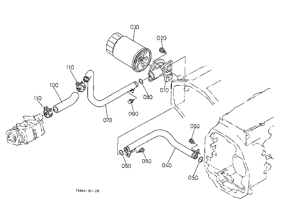 Hydraulic Oil Line (Inlet)