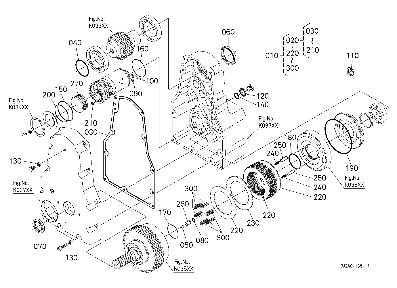 Pto Gear Case (Gasket And Seal Kit) [Component Par