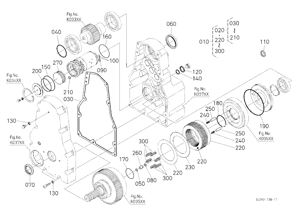 Pto Gear Case (Gasket And Seal Kit) [Component Par