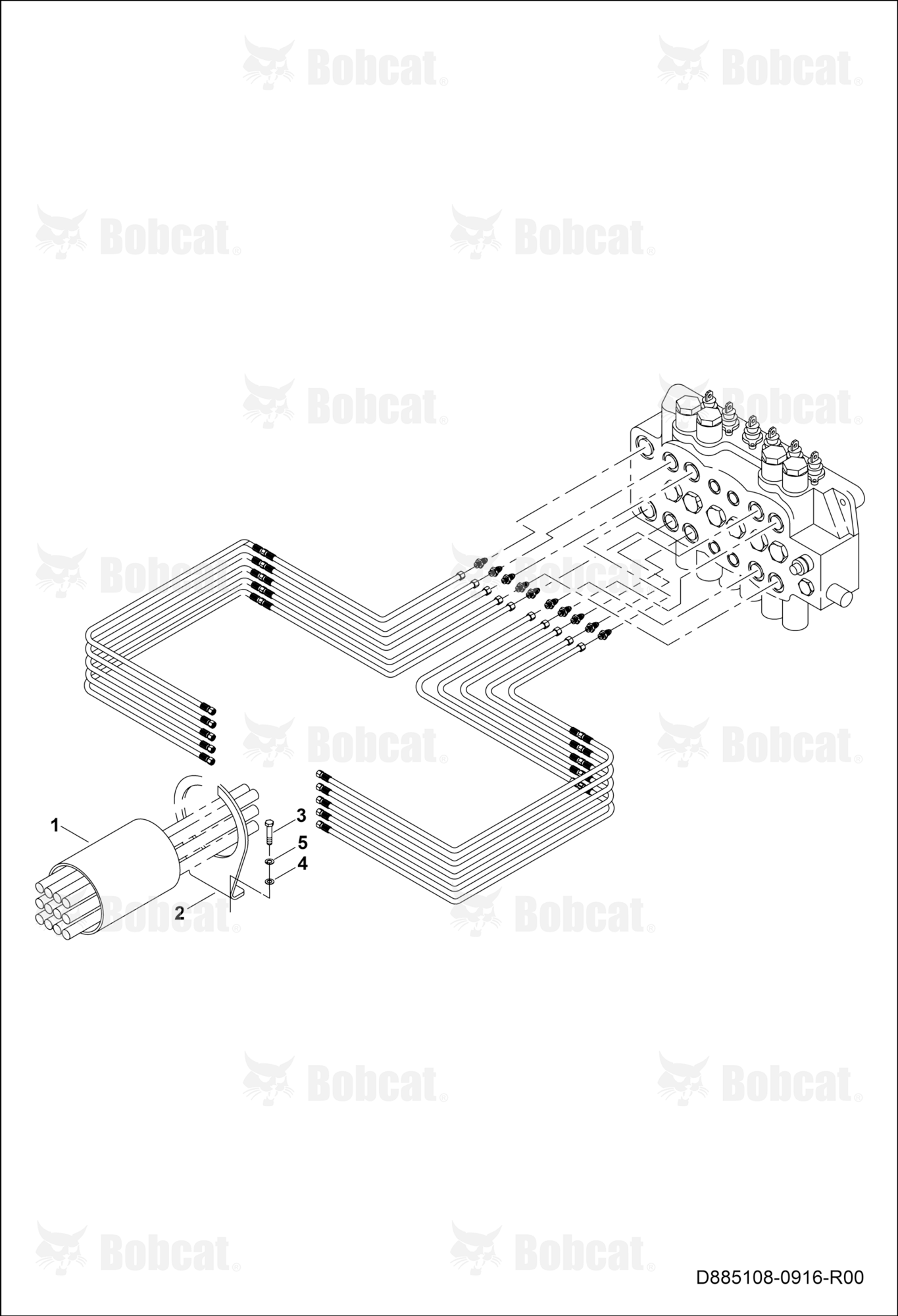 Control Valve and Distribution Block Circuit