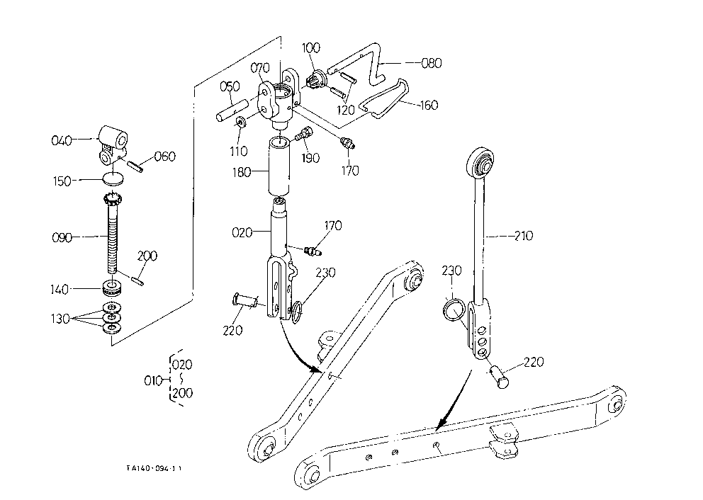3-Point Linkage 2(Lift Rod)