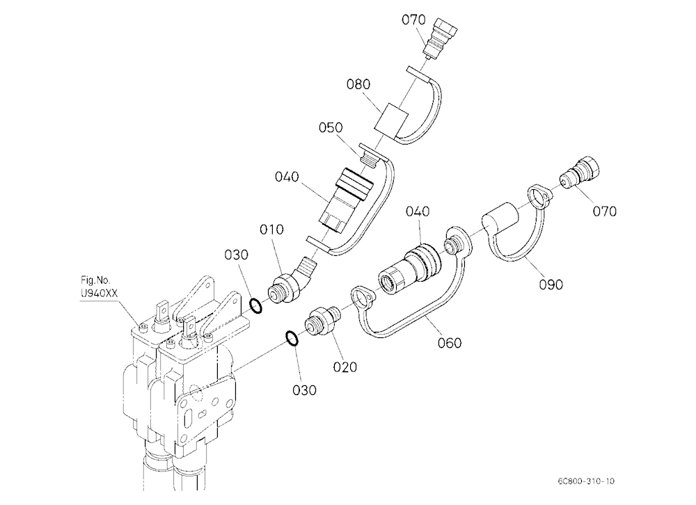 Auxiliary Control Valve Coupler (2Nd) (W/G No.B165