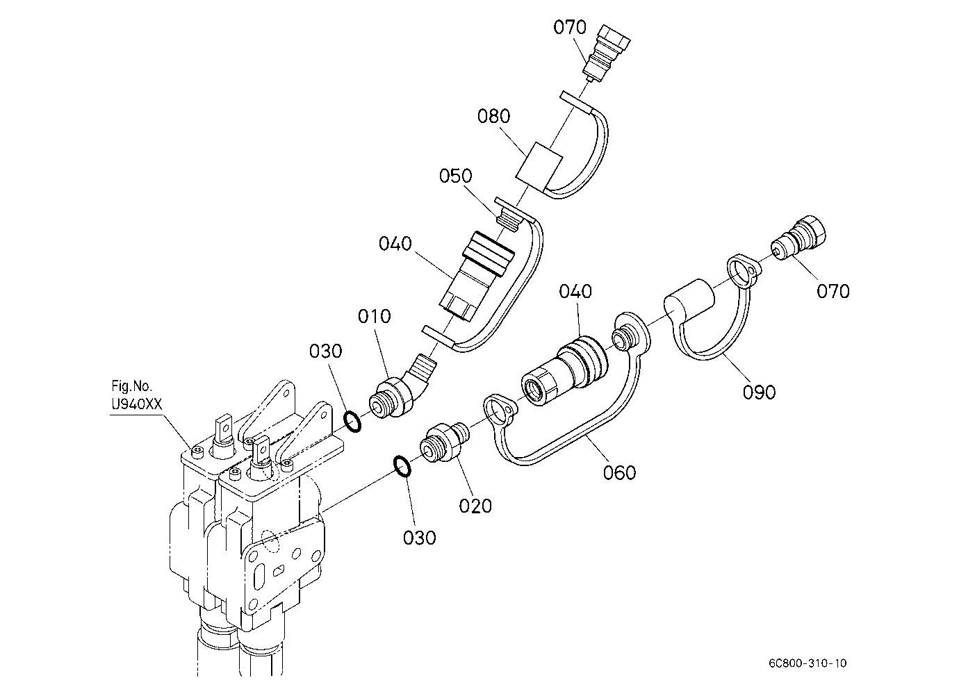 Auxiliary Control Valve Coupler (2Nd) (W/G No.B165