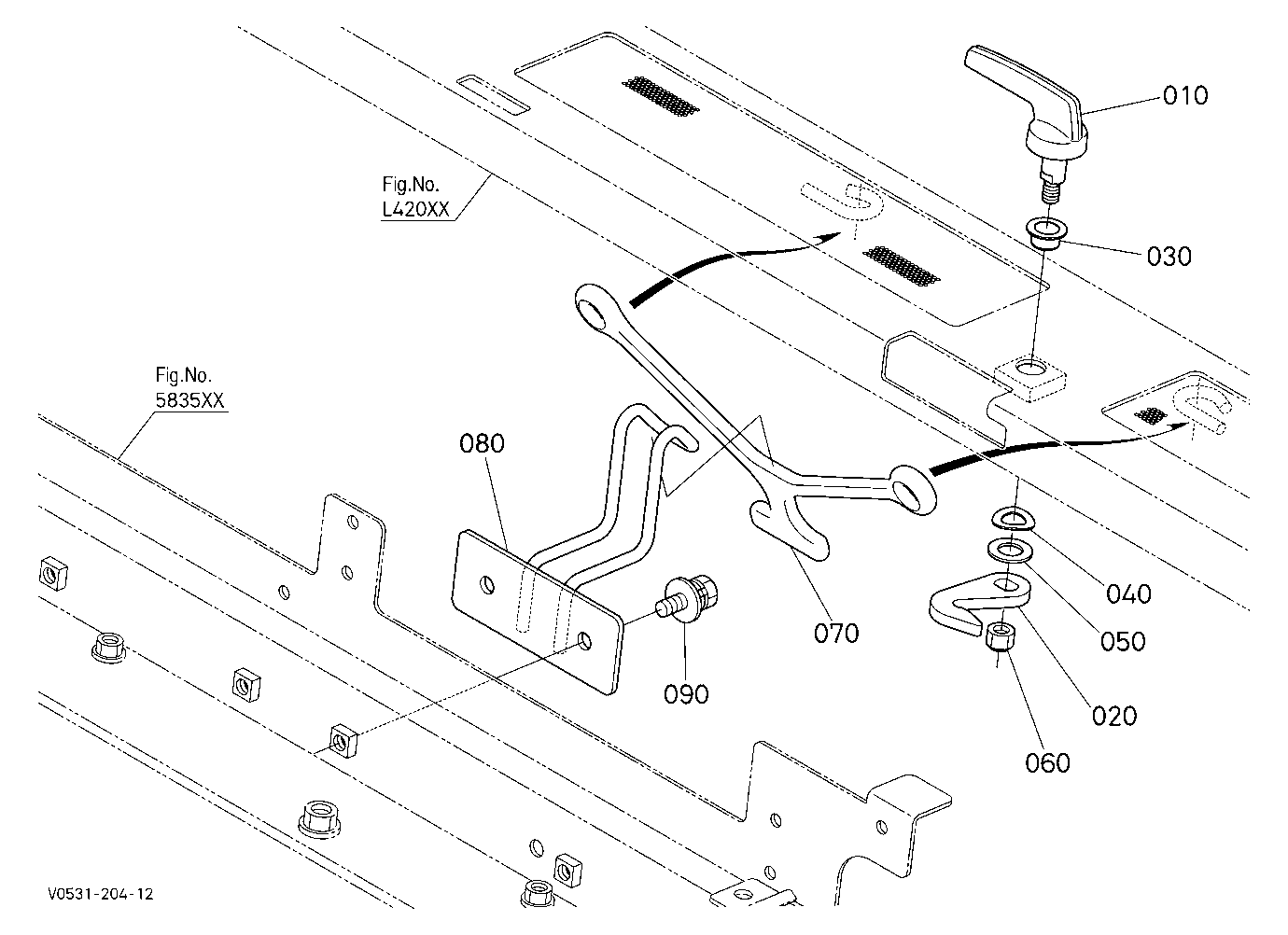 Bonnet Lock (Upper)