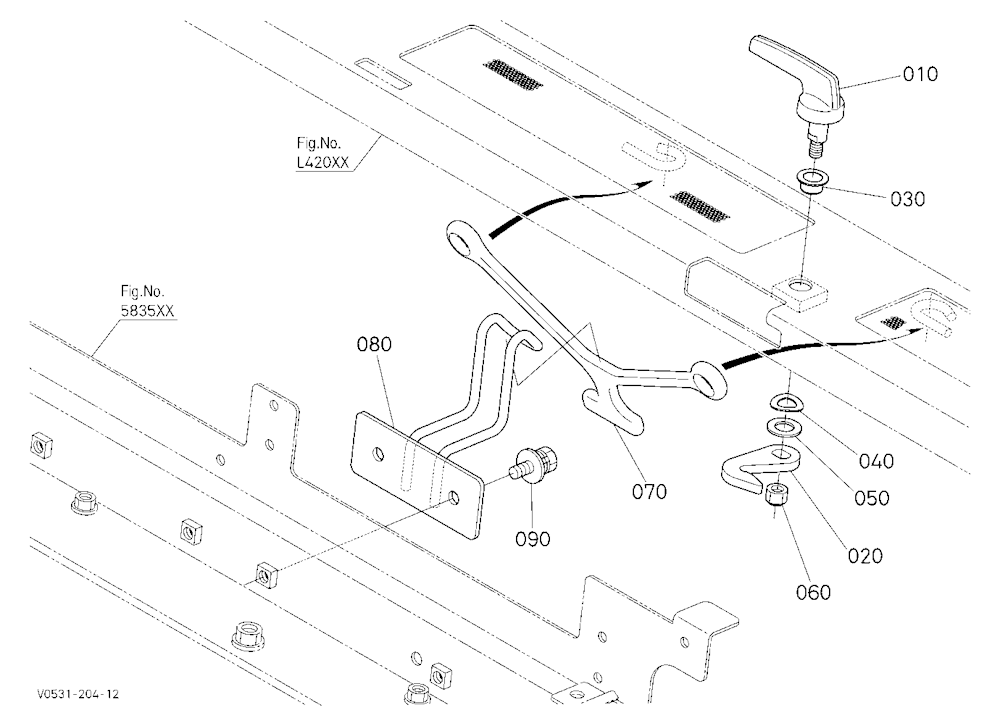 Bonnet Lock (Upper)