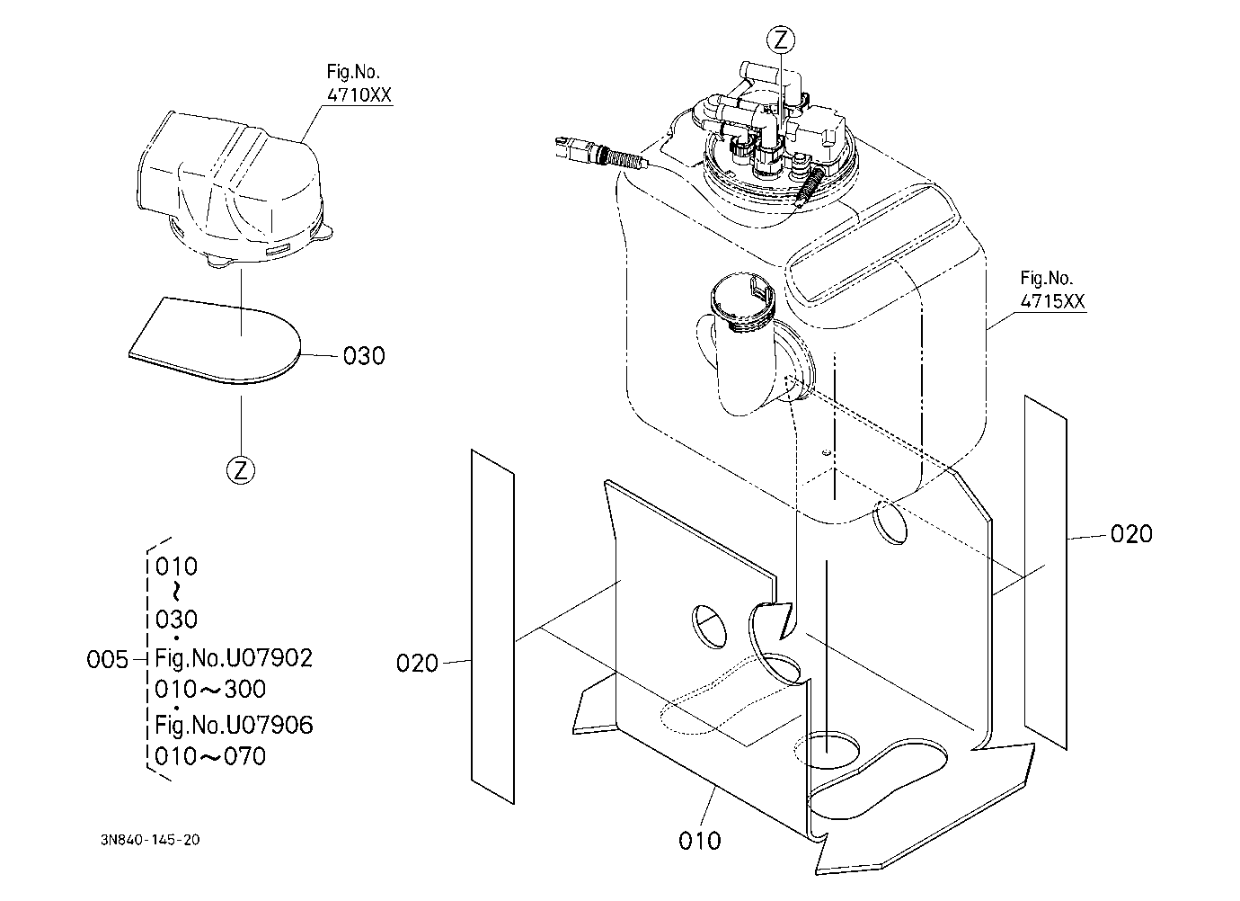 Diesel Exhaust Fluid Tank Cover Kit (Insulation)1