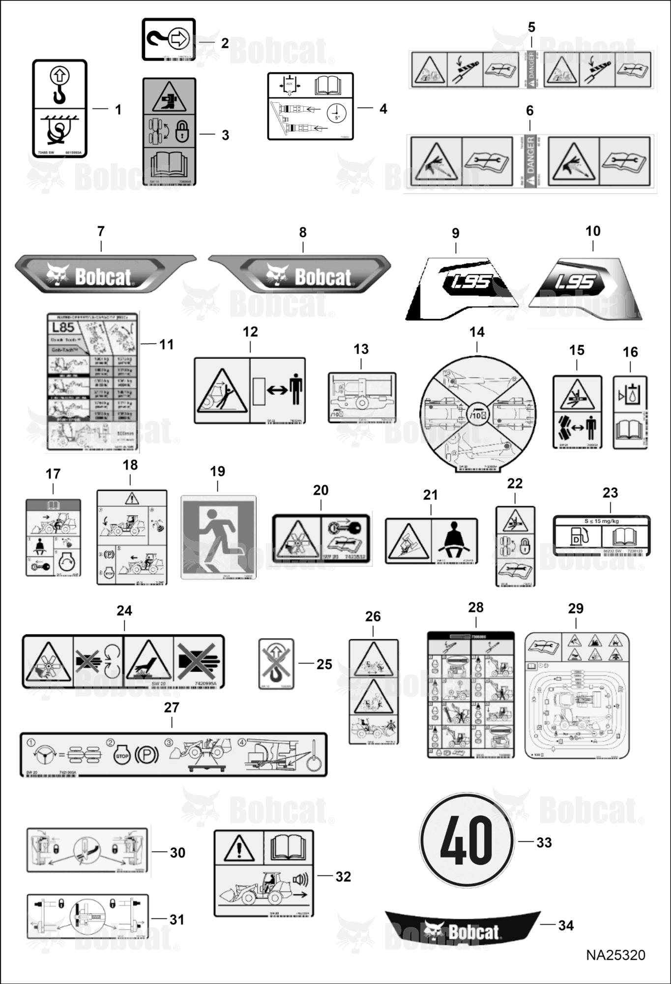 Decals (Outside) (NA)