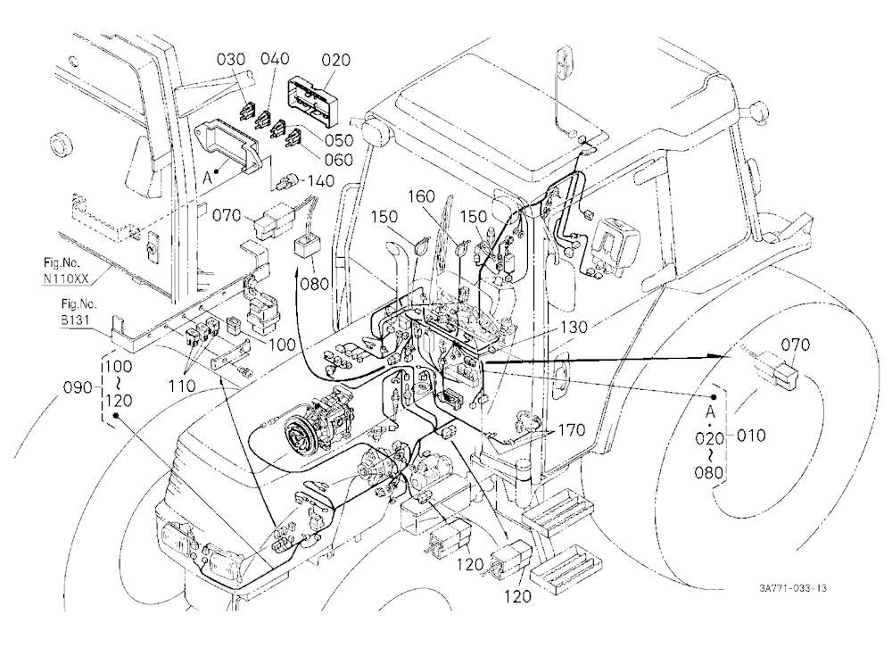 Electrical Wiring (Cab) [Cab Type] [Old Type]