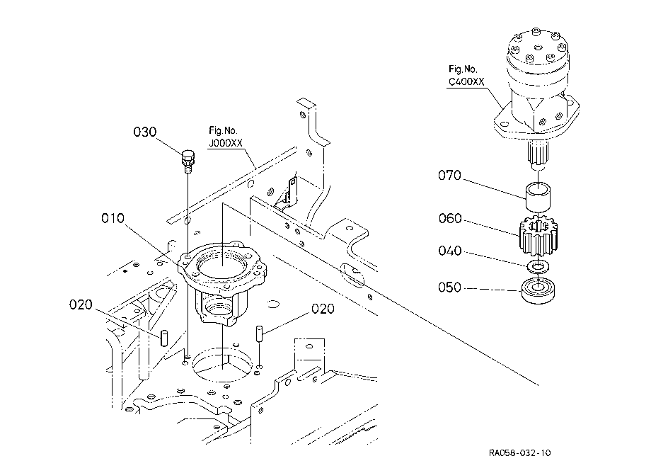 Swivel Gear Case