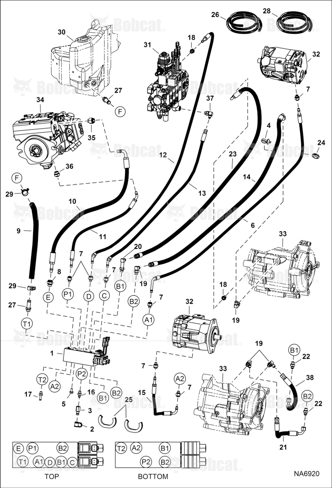 Hydraulic Circuitry (Pilot) (Dual)