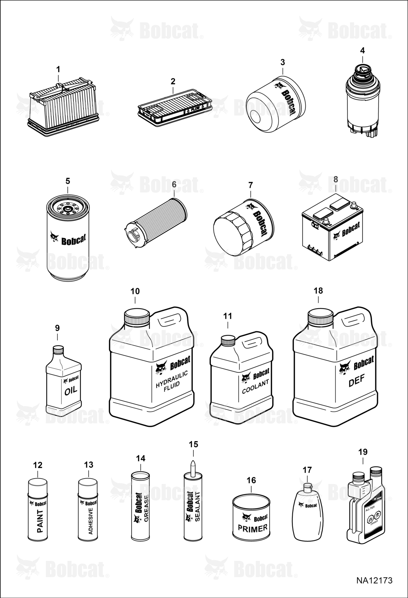 Maintenance Items (Service Parts)