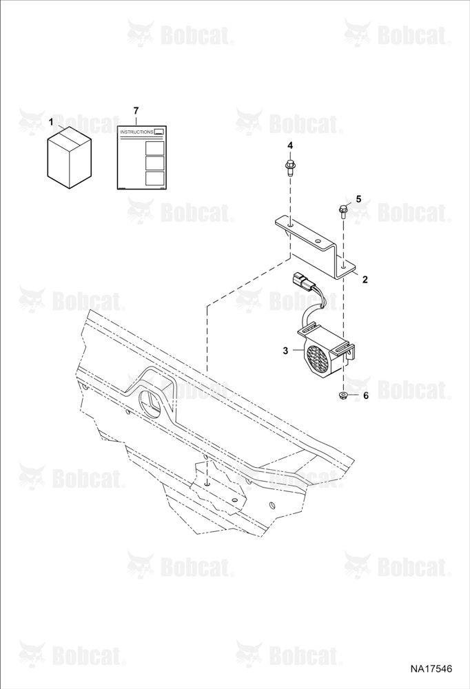 BACK-UP Alarm Kit (Selectable Joystick Controls)
