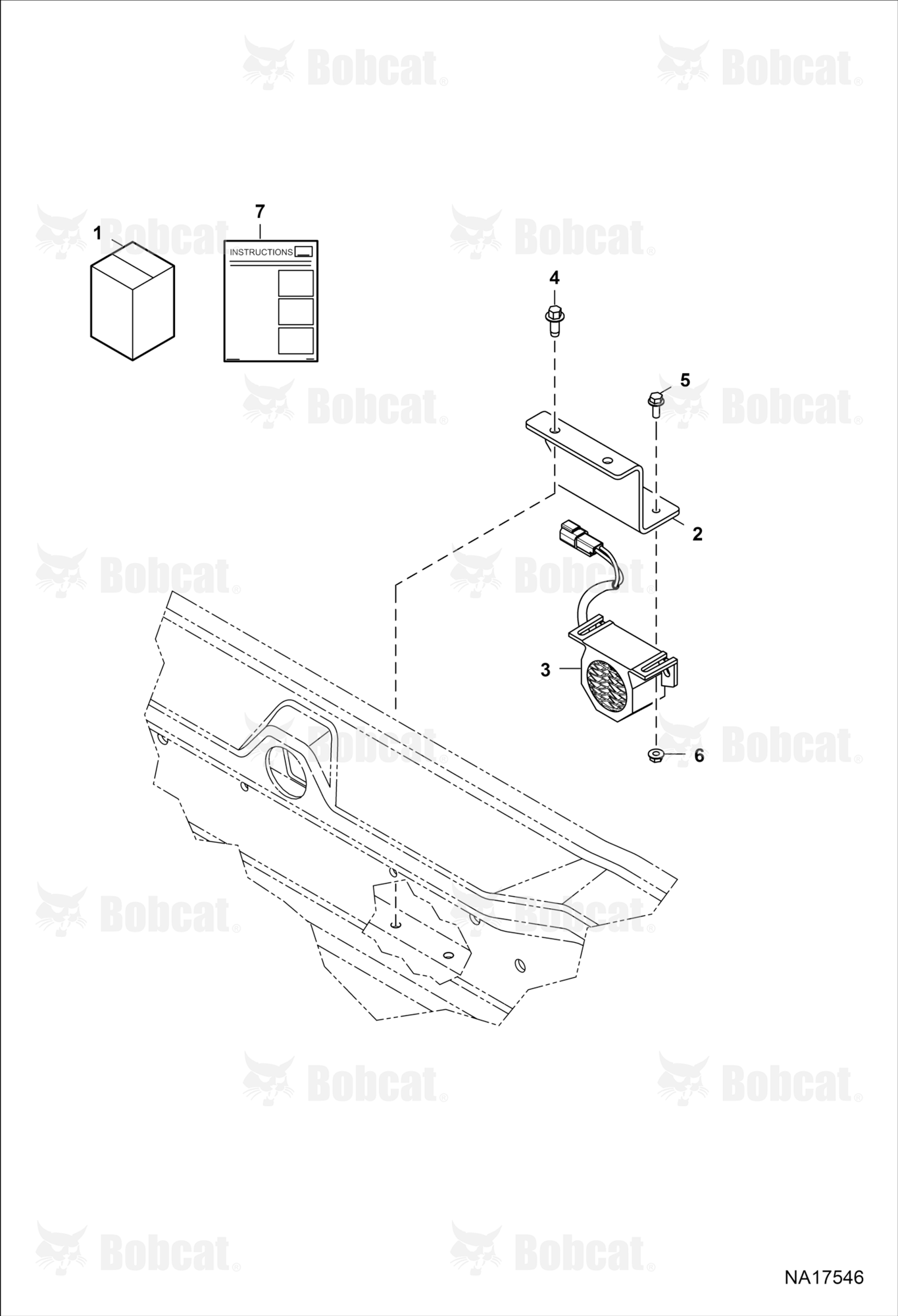 BACK-UP Alarm Kit (Selectable Joystick Controls)