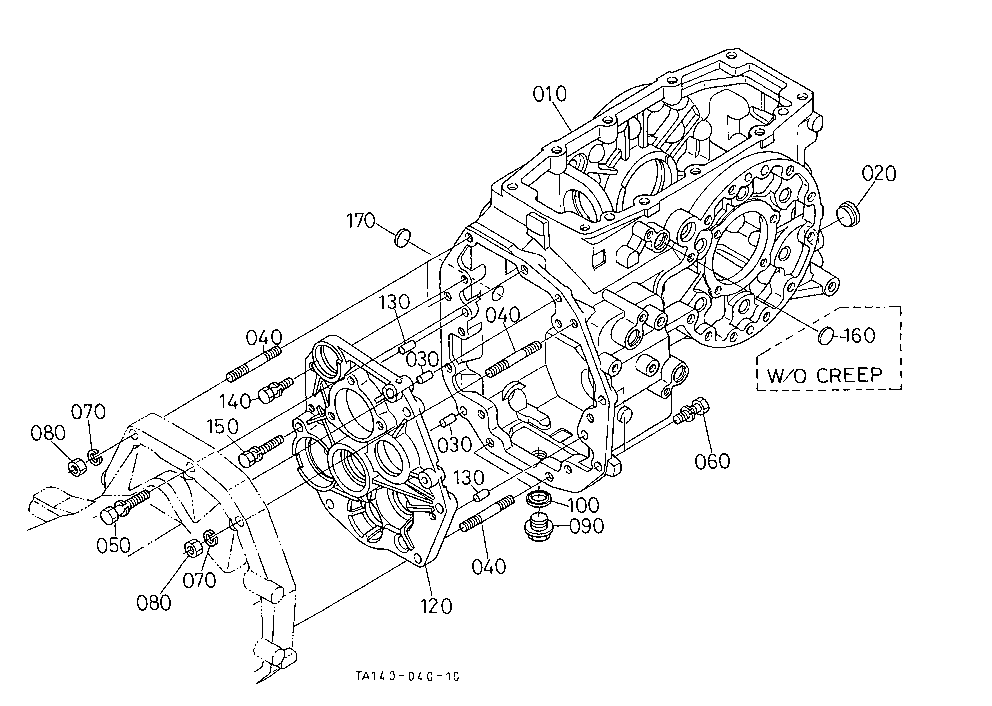 Transmission Case [Manual T/M Type] [W/O Mid Pto]