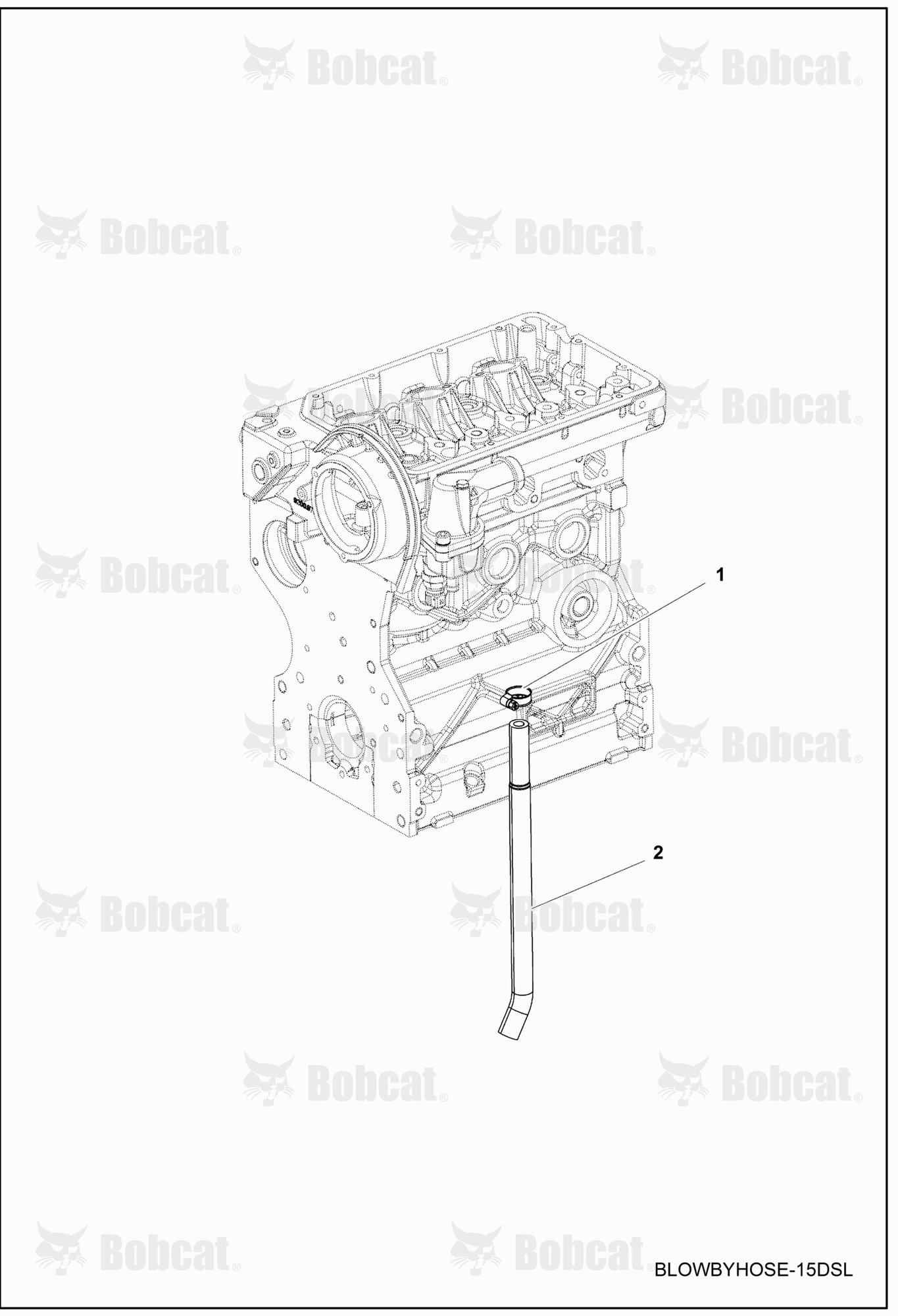 ENGINE, Water Blow BY Hose
