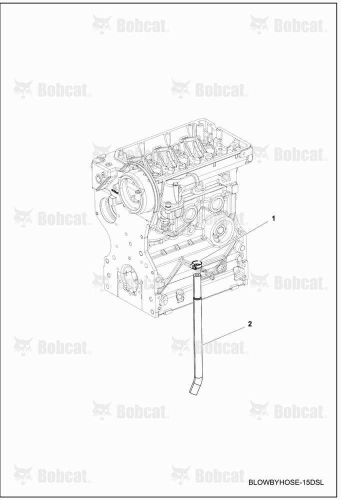 ENGINE, Water Blow BY Hose