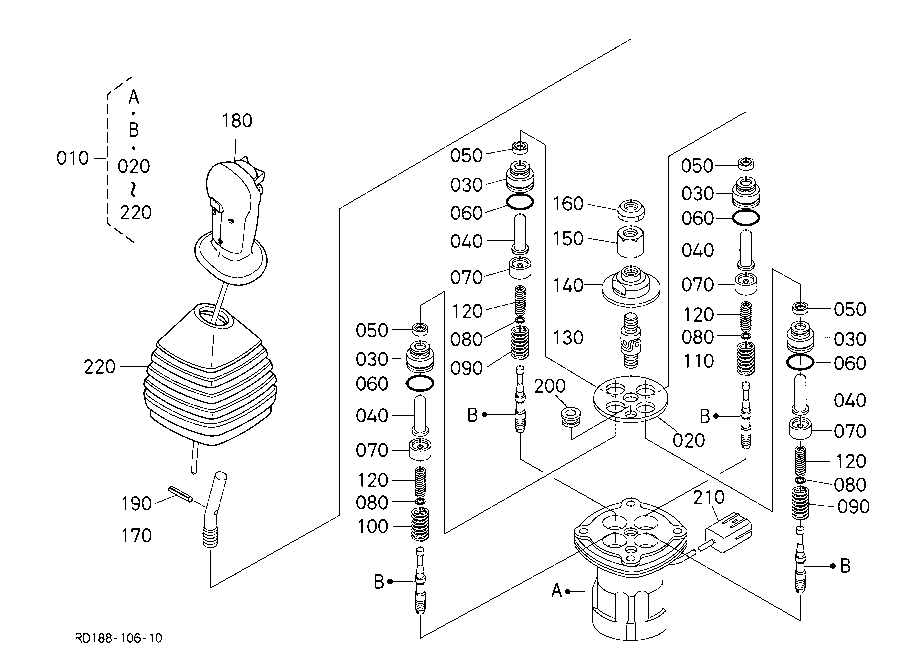 Pilot Valve (Component Parts) Rh